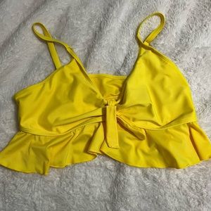 Yellow Bikini Top